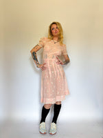 Load image into Gallery viewer, 1940’s ORGANZA MIDI DRESS
