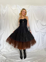 Load image into Gallery viewer, 1950’s LACE TULLE DRESS
