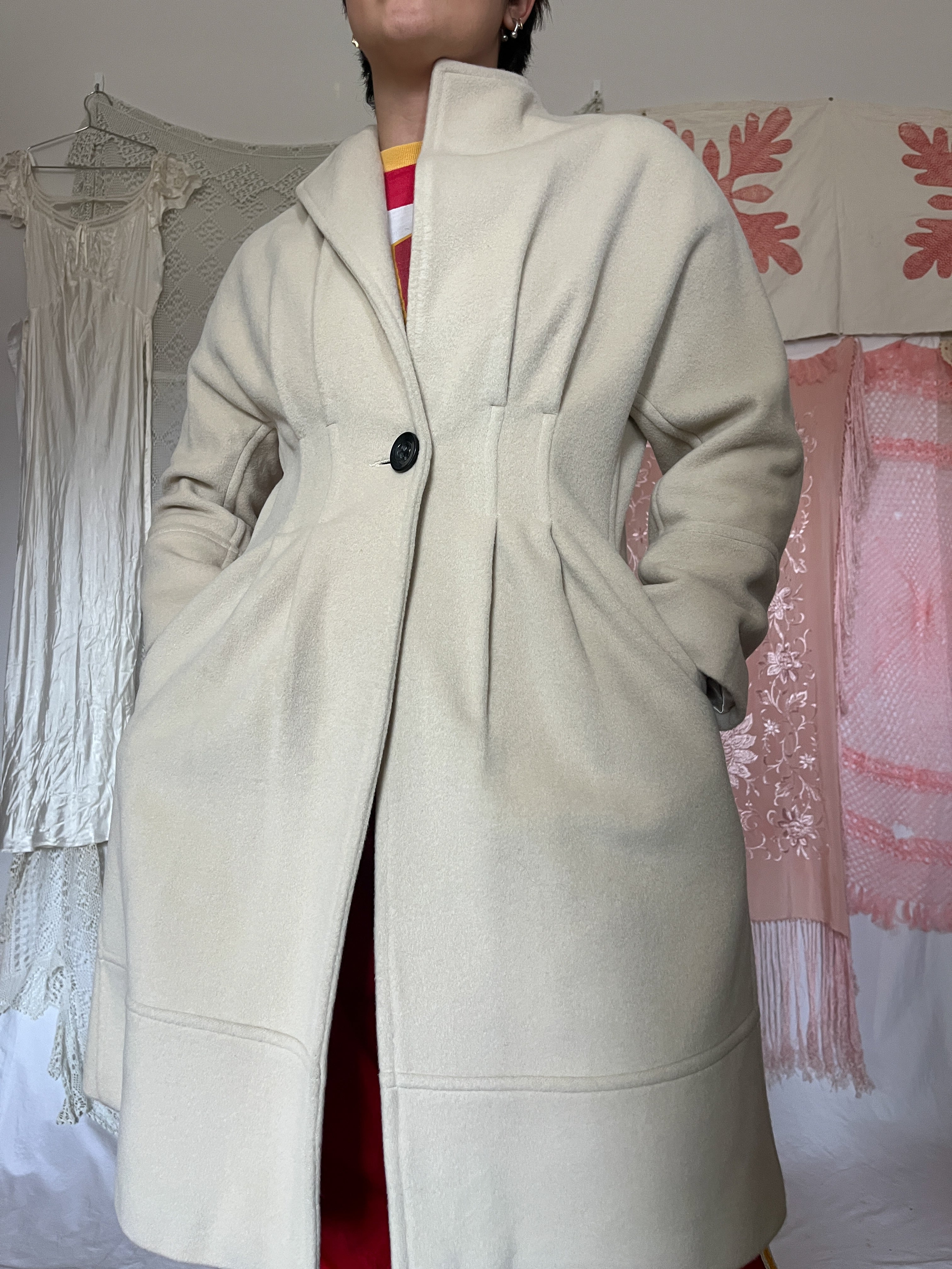 1940’S STRUCTURED CASHMERE COAT