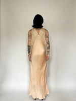 Load image into Gallery viewer, 1930’s SILK BIAS CUT DRESS
