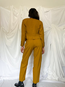 1980’s MUSTARD SUIT