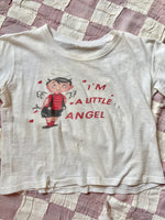 Load image into Gallery viewer, ‘I’M A LITTLE ANGEL’ BABY TEE
