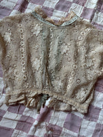 Load image into Gallery viewer, VICTORIAN CROCHET BLOUSE
