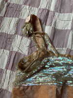 Load image into Gallery viewer, 1920’s VELVET SILK + SEQUIN CAMISOLE
