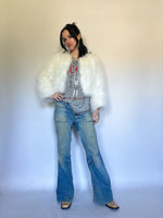 Load image into Gallery viewer, WHITE MARABOU JACKET
