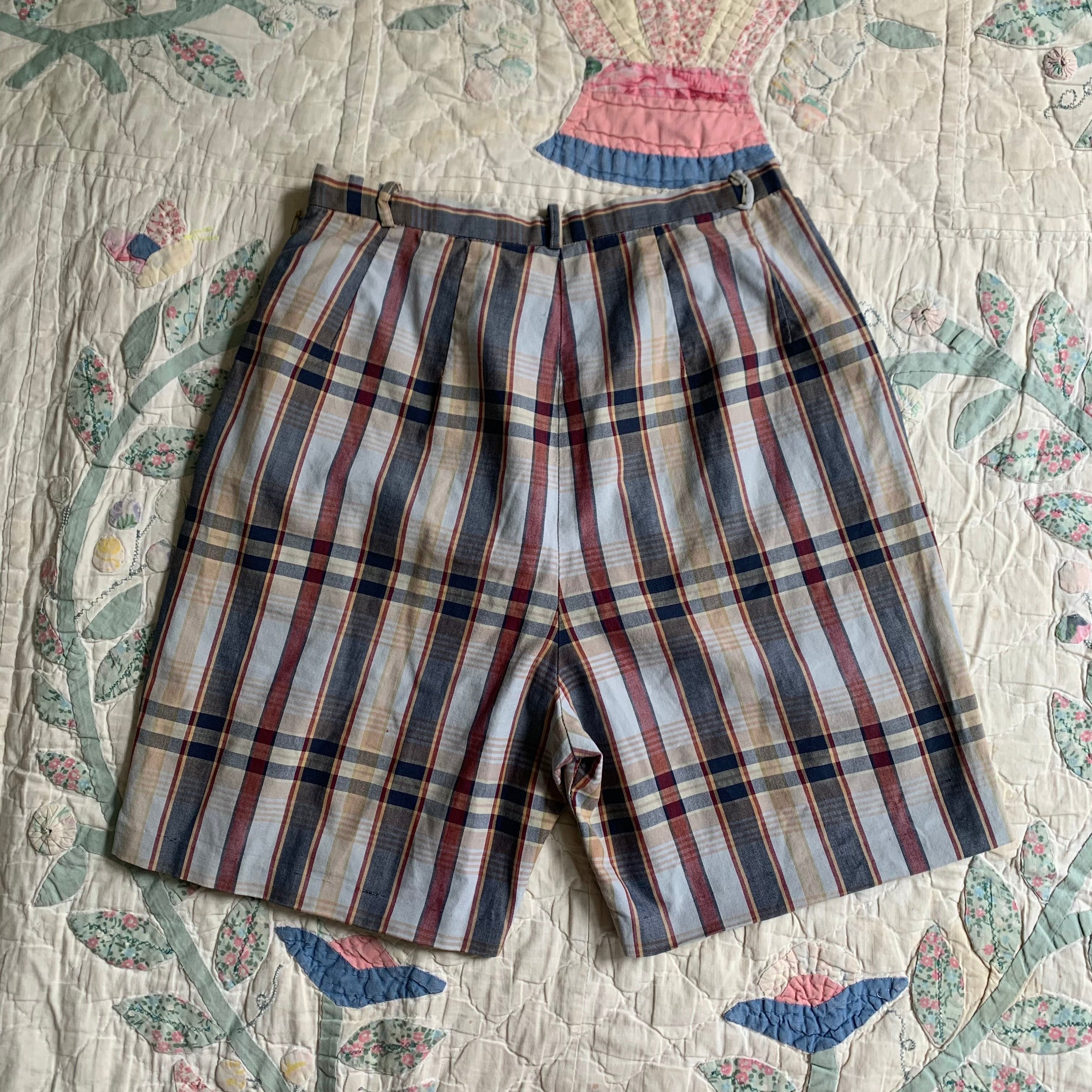 1960’s GREY PLAID SHORTS