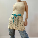 Load image into Gallery viewer, 1970’s CROCHET TANK DRESS
